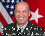 Army Brigadier General Charles W. Fletcher, Jr., Military Surface Deployment and Distribution Commander