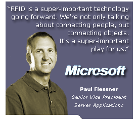 Microsoft's Paul Flessner on the importance of RFID